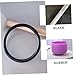 Yardwe 6pcs Rubber Bowl Mat Gasket for Singing Bowl Replacement Ring Non-slip Design for Crystals