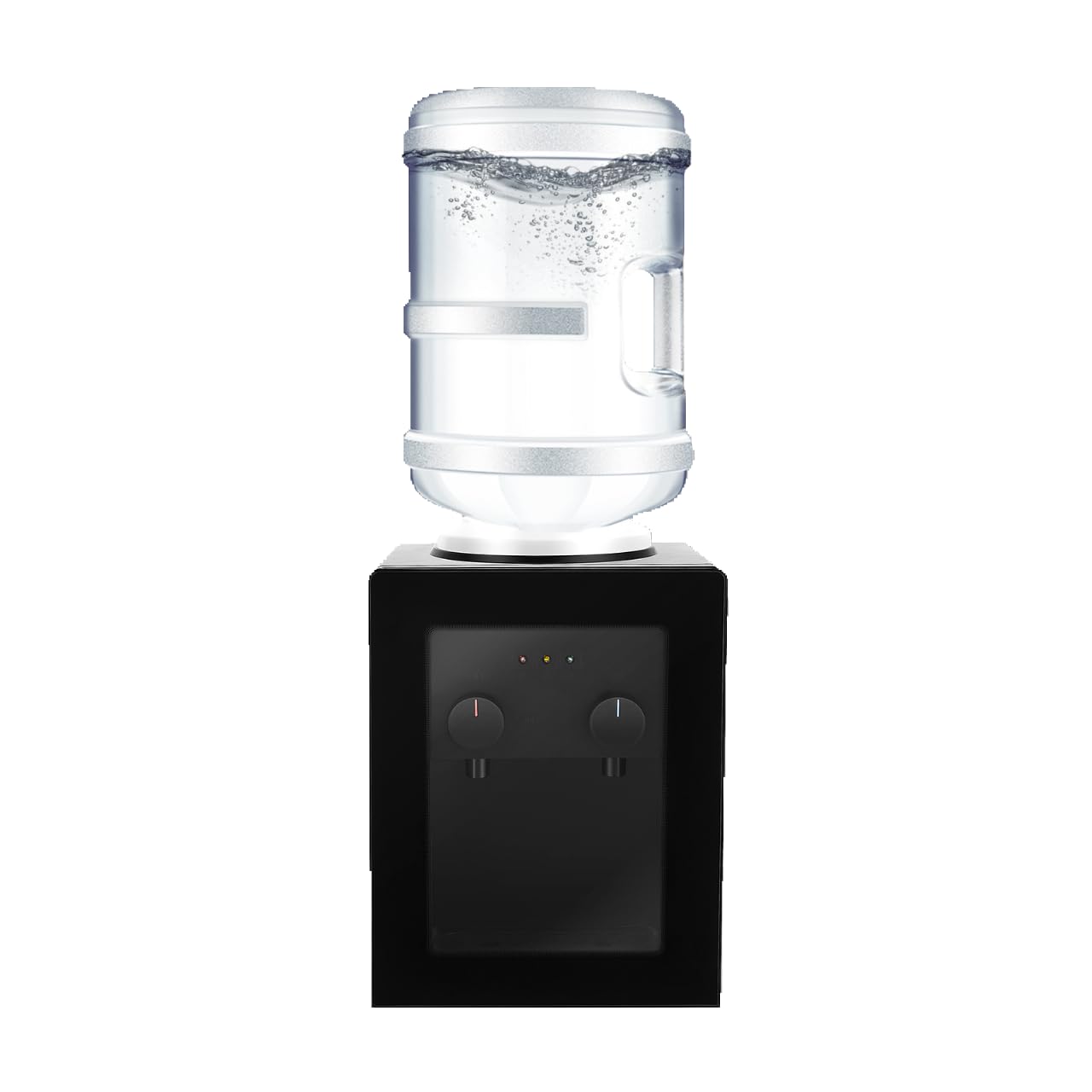 Dispensador de agua filtrada enfriador de agua y dispensador de agua en el mostrador 550W Oficina Dispensador de agua caliente y fría 270 x 235 x 370 mm