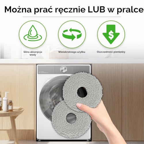 4 sztuki X20+ zamienne nakładki do wycieraczek dla Xiaomi X20+, X20 Plus, 1S, S20 plus, S20+, X10+, X20 pro odkurzaczy robotów, zmywalne zamienne nakładki do wycieraczek, zestaw akcesoriów do