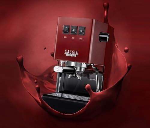 Máquina de Café Espresso Classic Vermelha 127V Gaggia