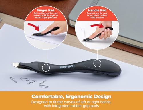 Bostitch Office Professional Push Style Easy Staple Remover, Black, 3-Pack (30000-BLK-3PK) - Thumbnail 4