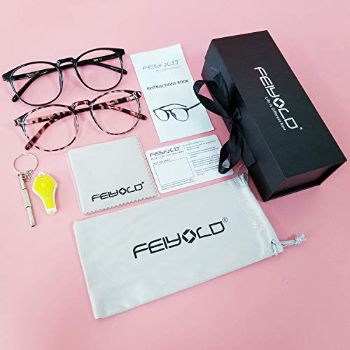 Image of Blue Light Blocking Glasses Women /Men,FDA Approved Anti Eyestrain Computer Gaming Glasses(2Pack)
