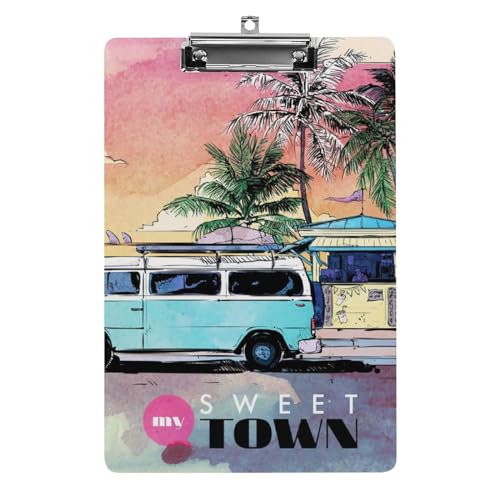 Planchette a pince Ville Douce A4 pour stabiliser vos feuilles volantes sans les corner