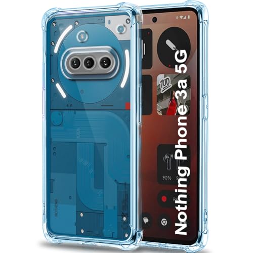 TheGiftKart Transparent Crystal Clear Back Cover Case for Nothing Phone 3a 5G | Shockproof Soft TPU Case | Cushioned Edges for Ultimate Protection Back Cover Case (TPU, Transparent)