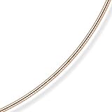 1,6mm Halsreif rund, 585 Rotgold, 42cm