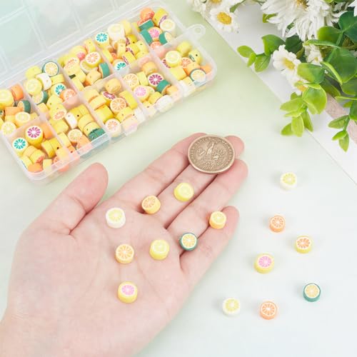 arricraft 170 Pcs Fruit Polymer Clay Beads - Image 3
