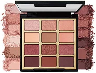 Milani Pure Passion Eyeshadow Palette (0.48 Ounce) 12 Cruelty-Free Warm Matte & Metallic Eyeshadow Colors for Long-Lasting Wear