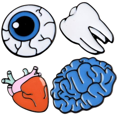 JOYOFREELY ���Ɣ]�Ɩڋʂƃn�[�g�̃u���[�`�s�� �ߗ� �X�q �o�b�O�p�����A�N�Z�T���[ �p�[�e�B�[��a���� ���� 4�Z�b�g