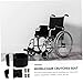 Beaupretty 2sets Cane Holders for Mobility Scooter Wheelchair Durable and Stand for Walking Sticks Easy Installation for Various Cane and Shapes