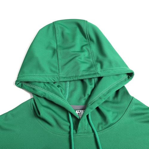 Pullonsy Men's Short Sleeve Hoodies Workout Gym Hooded T-Shirts Athletic Pullover Lightweight Sweatshirt3