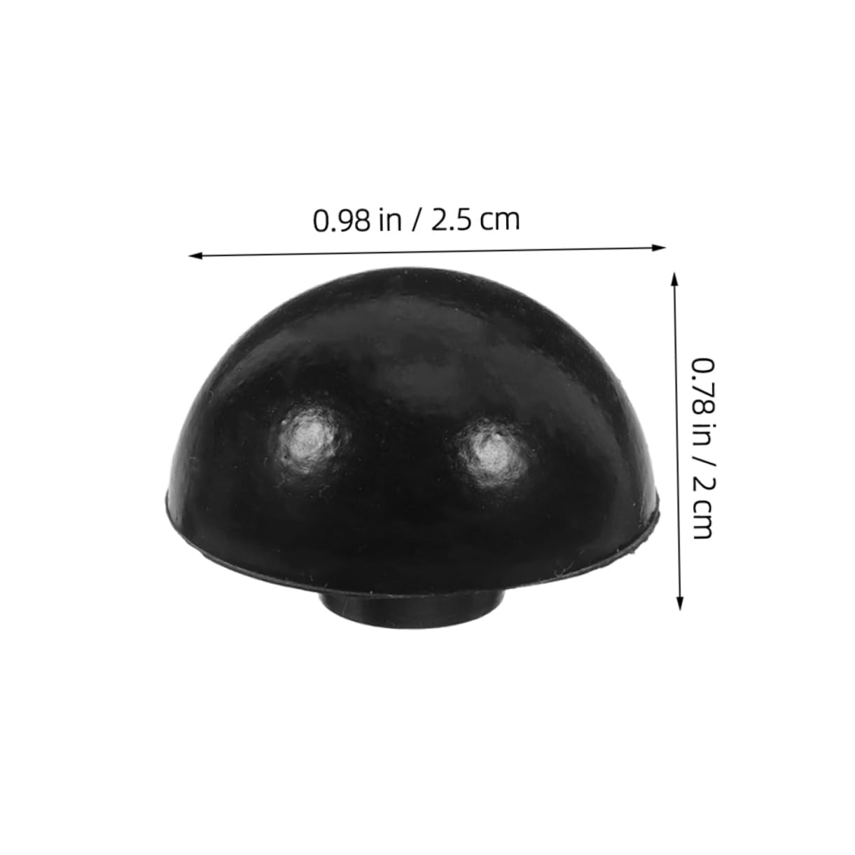 Toddmomy Drum Pad 12-pack Silicone Foot Pads Snare Drum Foot Plug Easy Installation Noise Reduction