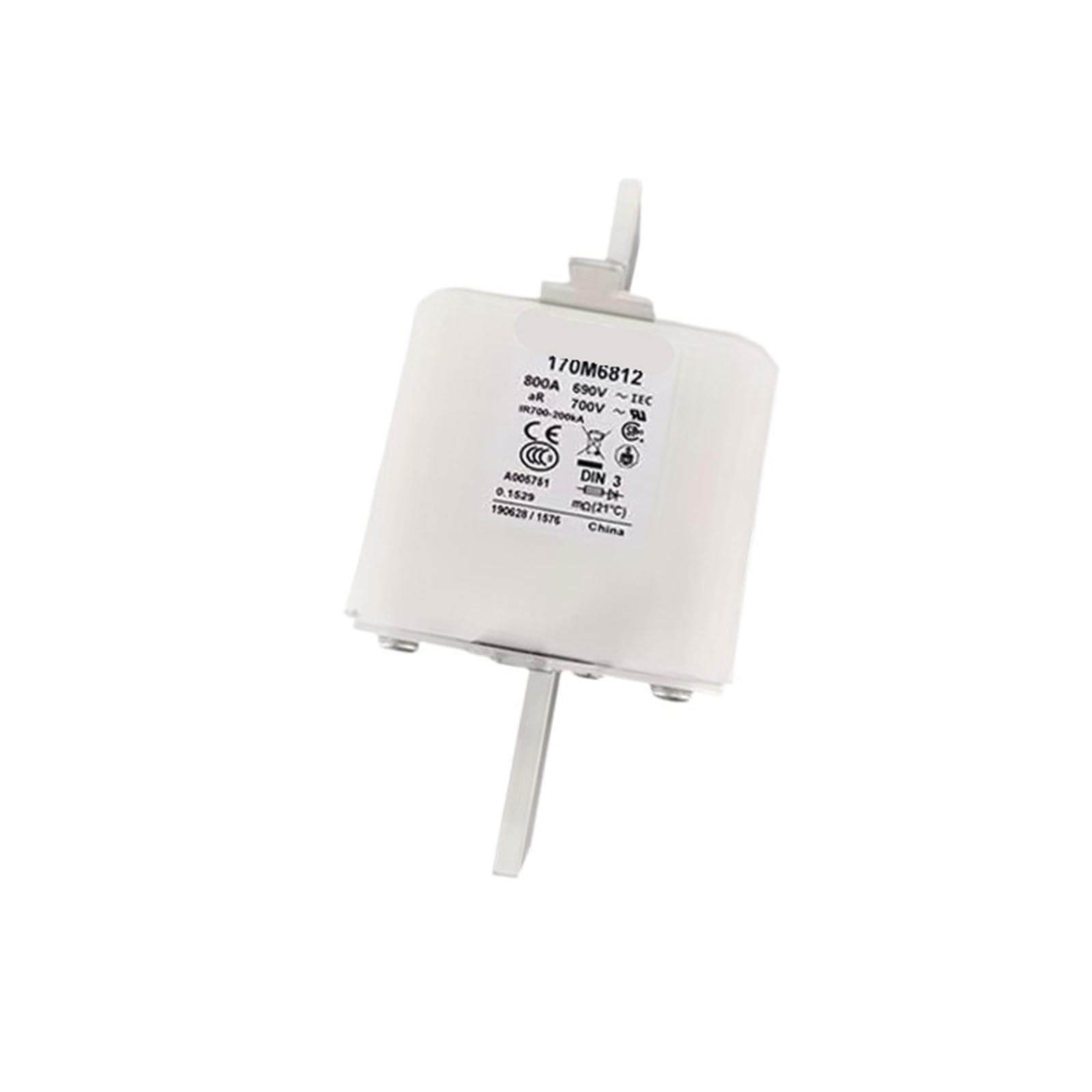 Fusible CC 170M6716 con rendimiento optimizado para circuitos 3