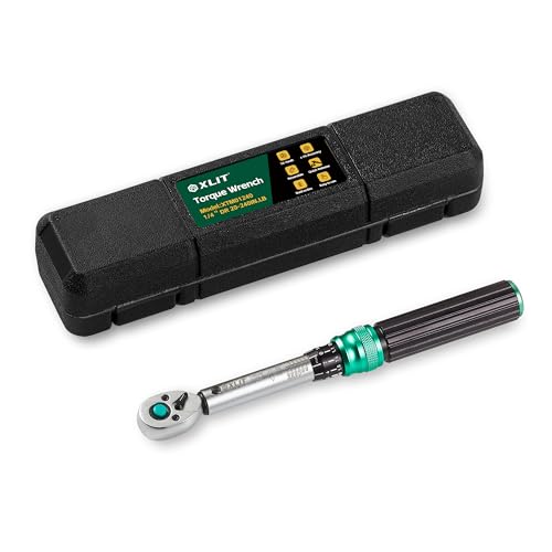 Image of 1 /4 inch Drive Click Torque Wrench, 20-240 in.lb /2.3-27 Nm, Dual-Direction Adjustable 72 Tooth Ratchet, ±3% Accuracy Small Torque Wrench for Bike and Motorcycle
