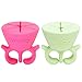 tweexy - 2 units - The Original Wearable Nail Polish Bottle Holder - Bonbon Pink & California Green