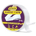 ATack Carpet Tape for Area Rugs and Carpets, Removable, 2 Inches x 20 Yards, Ideal for Stair Treads, Rugs, Carpets Over Carpets or Delicate Hardwood Floors
