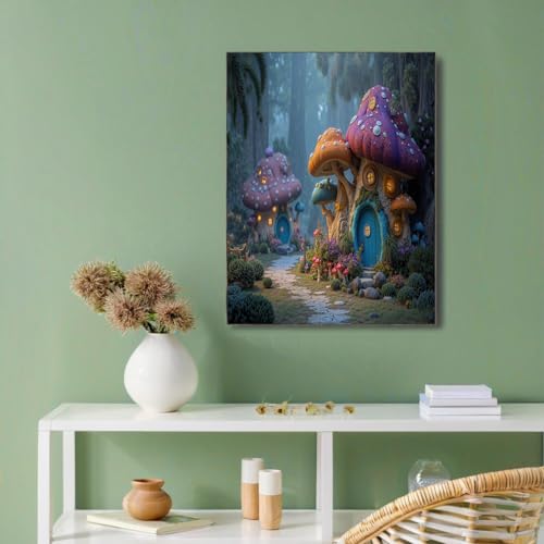 Impression sur toile forêt féerique 80x120 cm évocation nature - 3