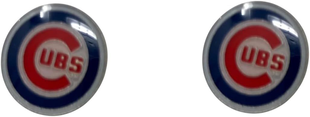 Pro Specialties Group MLB Earrings, Team Colors, One Size, Small