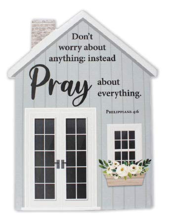 Image of cbc Porcelain plaque - Don't worry pray