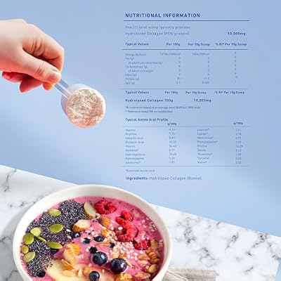 The Intelligent Health Hydrolysed Collagen Powder (Bovine) - High Protein Grass Fed Unflavoured Peptides - Collagen Supplements for Women | Gluten Free, Paleo & Keto Friendly (2Kg)