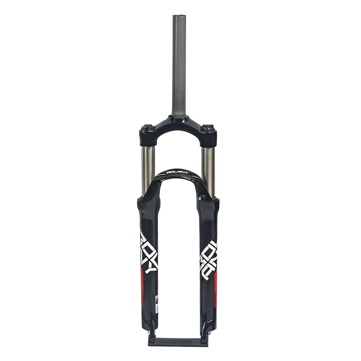 WIQUYBML 24inch Mountain Bikes Suspension Fork 1-1/8" Straight 100mm Travel Bike Front Forks Shock Absorber Disk Brake Quick Release 9mmMechanical Manual Lockout