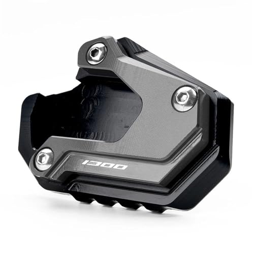 Support béquille moto BMW R1300RT anti-enfoncement rallonge latérale titane 2025