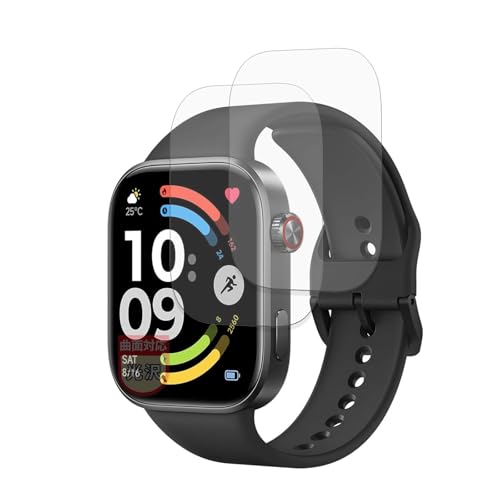 MotoMoto �t�B���� Xiaomi REDMI Watch 6 (2���Z�b�g) �p �ȖʑΉ� �ی�t�B���� ���ȏC���ޗ� �������Ŕ����� ���{��