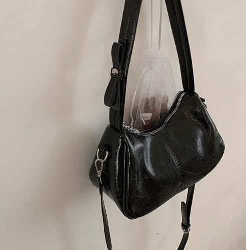 Y2k Shoulder Purse Womens Shoulder Bag Bow Bag Crossbody Bags Casual Purse Vegan Leather Bag Y2k Stuff2