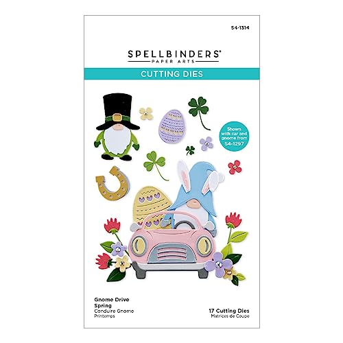 Matrices de découpe Gnome Drive Spellbinders à ressort scrapbooking carterie