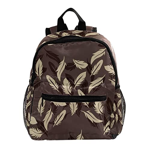 Sac à dos enfants motif feuilles pour sorties nature et maternelle