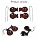Spanish Castanets for Adults, 2 Pairs of Wooden Hand Percussion Instruments for Beginners, Flamenco Dance, Music Class and Stage Performance(Brown)