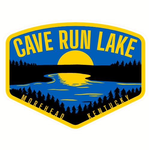 U.S. Custom Stickers Cave Run Lake Kentucky 6-Inch