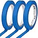 DOAY 3 Pack Blue Painters Tape - Masking Tape 0.50 Inch Wide - Multi-Surface, Smart Adhesion, Indoor & Outdoor - 270FT Total - Paint Tape for DIY, Labeling, Art, Car, General Purpose (#3910)