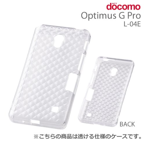 レイ・アウト Optimus G pro L-04E ケース キラキラ・ソフトジャケット/ラメクリア RT-L04EC7/C
