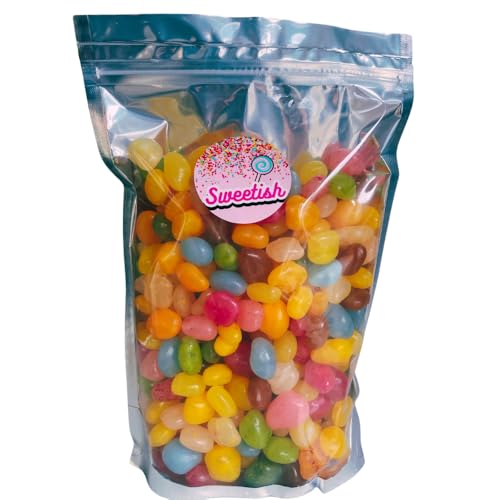Crazy Jelly Beans in a 1kg Resealable Pouch Perfect For Parties or Sharing By Sweetish