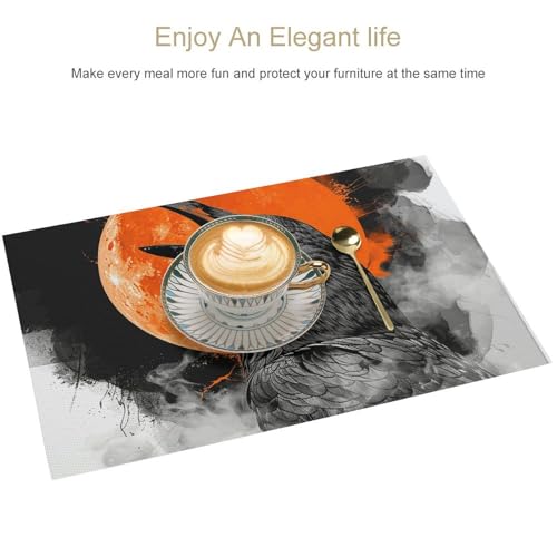 Sets de table pour intérieur et extérieur repas conviviaux lot de 4
