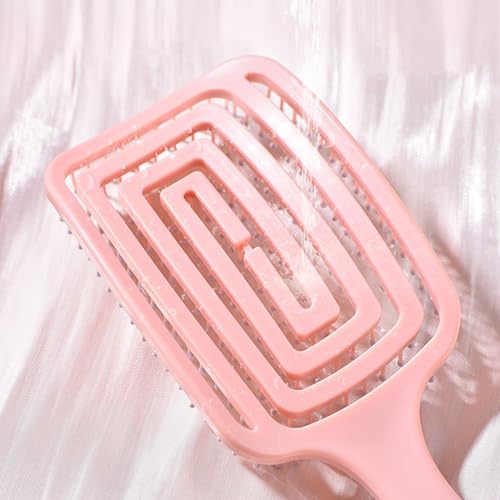 Cepillo desenredante curvo para cabello rizado miniatura 6