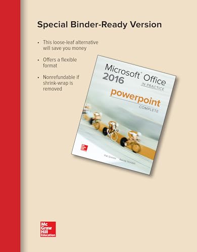 Looseleaf for Microsoft Office PowerPoint 2016 Complete: In Practice