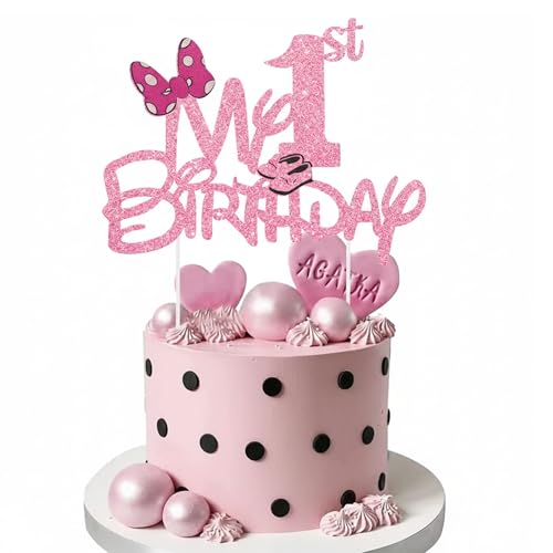 Minnie Cake Topper, Decoration Gateau Anniversaire Minnie, Cupcake Toppers Décorations Minnies, Mickey Happy Birthday Decoration Gateau
