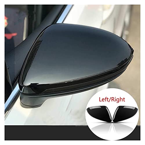 Coques de rétroviseur Golf 7 avec capuchons noir brillant clipsables