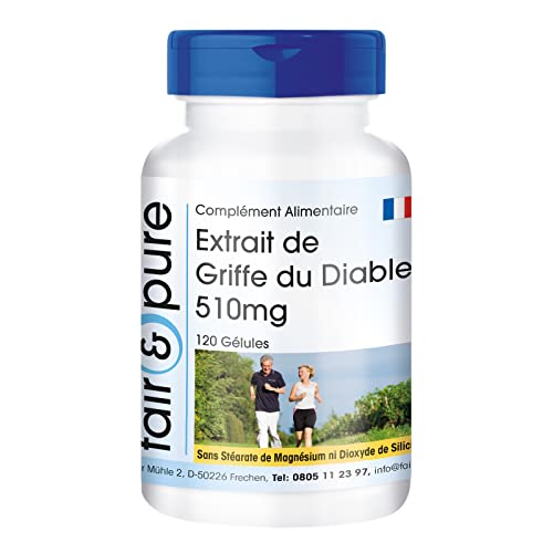Fair & Pure® - Extrait de griffe du diable 510mg - 120 gélules - végan - 1,2% harpagoside