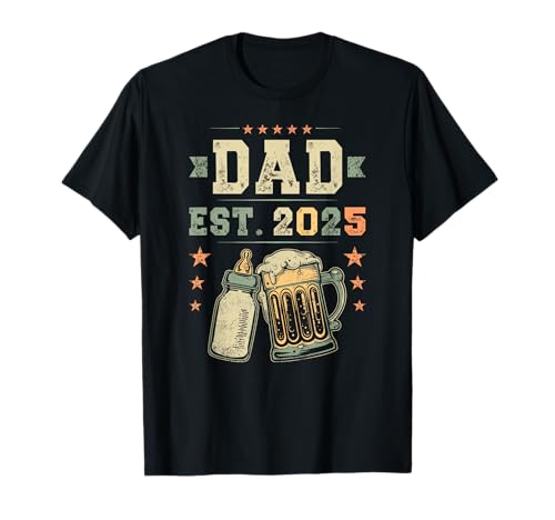 Dad Est. 2025, First Father’s Day, New Father, Young Daddy T-Shirt