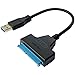 BUBUCAM USB 3.0 to SATA Adapter Cable, SATA to USB 3.0 External Converter for 2.5 Inch HDD SSD Hard Drives