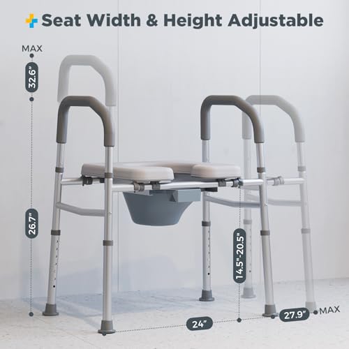 Meoflis BEDSIDE COMMODES 001 Commode For Seniors thumb #1