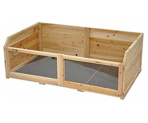 Nanook Kleintiergehege Natur 120x70x40 cm