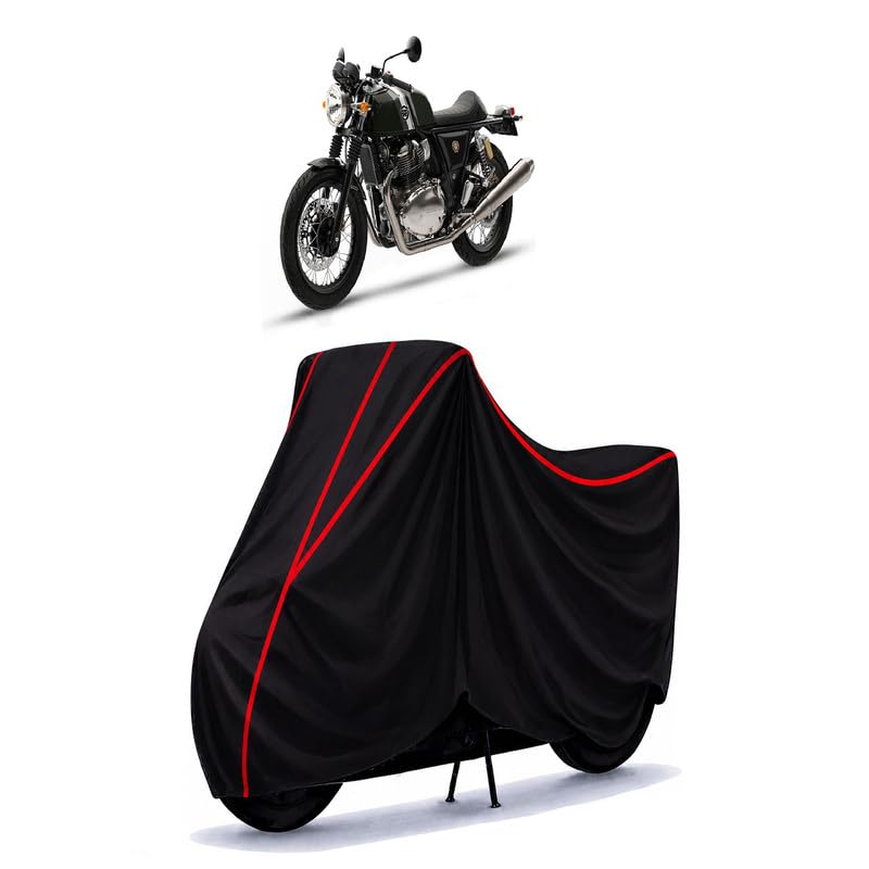 Image of Continental GT 650 Standard Water Resistant Bike Cover for All Motorcycles & Rain | Heavy Duty | UV Protection, Dustproof, Scratchproof | All Weather Two Wheeler Cover with Elastic Bottom