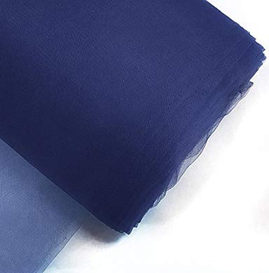 Inc. Tela de tul de 137 cm (perno de 40 yardas), color azul marino