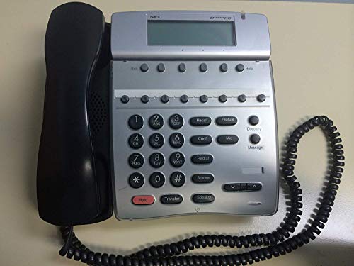 Teléfono NEC DTH-8D-2 con cable negro miniatura 1