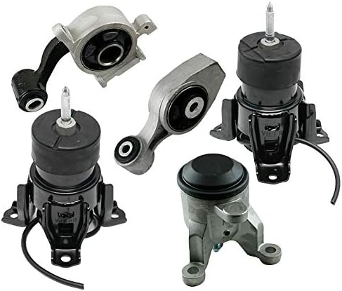 K2625 Fits 2013-2018 Nissan Altima 3.5L Engine Motor Mount Set 5pcs : A4355HY, A4365HY, A4356HY, A7386, A7381