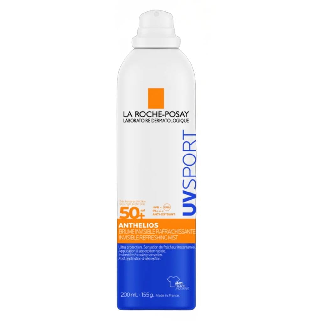 La Roche Posay Anthelios UV Sport Niewidoczna mgiełka chłodząca SPF50+, wszystkie rodzaje skóry, 200 ml