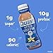 Quest Nutrition Iced Coffee, Vanilla Latte, 1g of Sugar, 10g of Protein, 90 calories, 200mg of caffeine, 12 Count